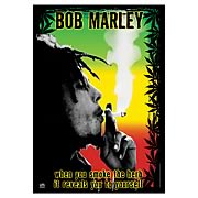 Bob Marley Herb Fabric Poster Wall Hanging