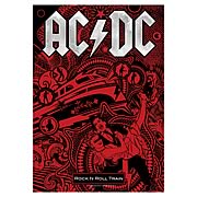 AC/DC Rock and Roll Train Fabric Poster Wall Hanging