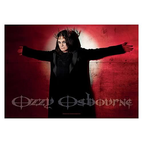 Ozzy Osbourne Christ Fabric Poster Wall Hanging