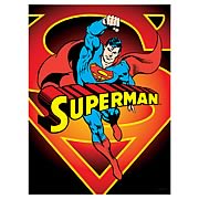 Superman in Flight Fabric Poster Wall Hanging
