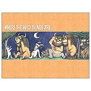 Where The Wild Things Are Scary Max Fabric Poster