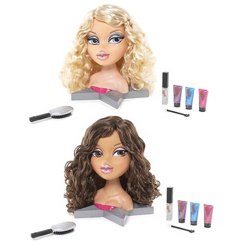 Bratz All Glammed Up Funky Fashion Makeover Doll Head Set