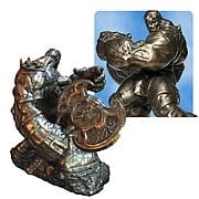 Hybrid Dragon Slayer Cold Cast Bronze Statue