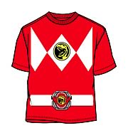 Mighty Morphin Power Rangers Red Uniform T-Shirt