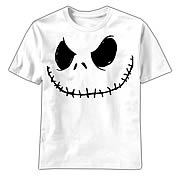 Nightmare Before Christmas Smilin Jack White T-Shirt