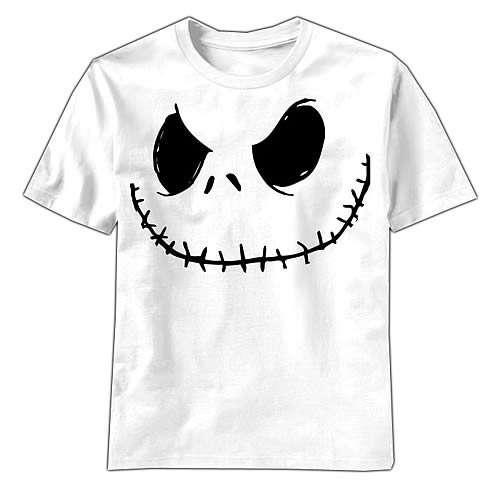 Nightmare Before Christmas Smilin Jack White T-Shirt