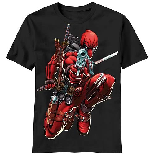 Deadpool Brace Yourself Black T-Shirt