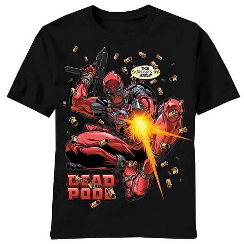 Deadpool Girl Getter Black T-Shirt