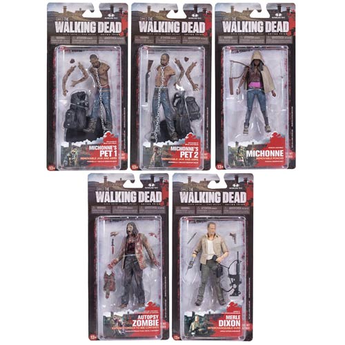 Walking Dead Figurine Pop série 3 Prison Guard Zombie 10 cm  Figurine Ciné 