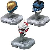 Halo EOD, Hayabusa, and Eva Mini Helmet Collection