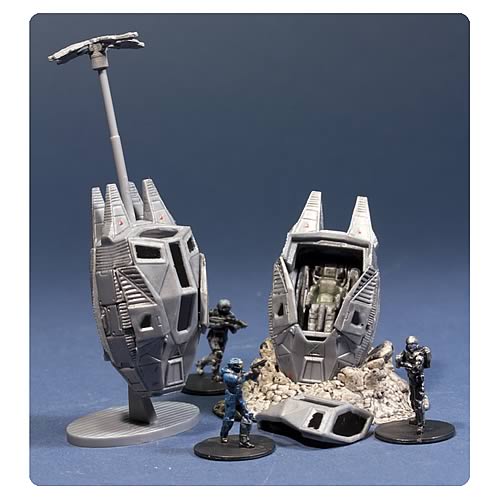 Halo Micro Ops Series 1  ODST Drop Pods Mini Vehicles Pack