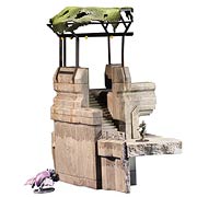 Halo Micro Ops High Ground Tower, Missle Launcher & Spartans