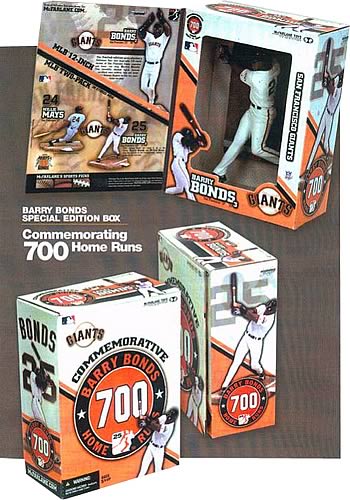 Barry Bonds 700 Home Run Deluxe Box Action Figure