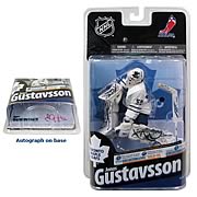 NHL Series 24 Jonas Gustavsson Action Figure with Autograph