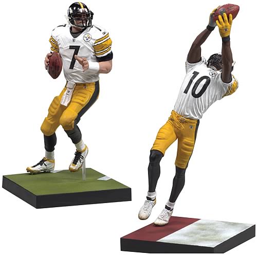 NFL Ben Roethlisberger and Santonio Holmes Figure 2-Pack, Sports: Football, Action Figures, McFarlane Toys