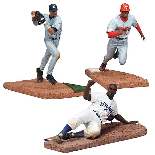 MLB Jackie Robinson Day 3-Pack Action Figures, Sports: Baseball, Action Figures, McFarlane Toys