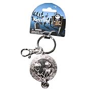 Key Chains > Nightmare Before Christmas - Celebrate Christmas and Halloween...any time of year! Stunning pewter key chain featuring Jack Skellington from  The Nightmare Before Christmas . Take Jack with you anywhere! Nightmare Before Christmas Jack Skellington with Pumpkin Pewter Key Chain. This stunning pewter key chain features the one and only Jack Skellington, holding a grinning pumpkin! Give your keys some nightmarish style - order yours today!: Sizes 