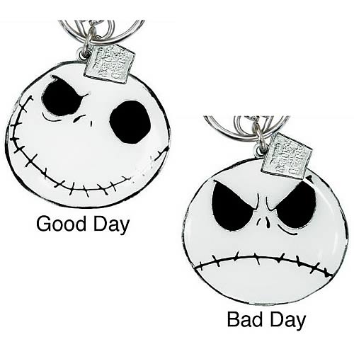 NBX Jack Skellington Colored Pewter Key Chain