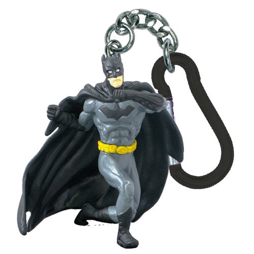 Batman Punching DC Comics Mini-Figure Key Chain