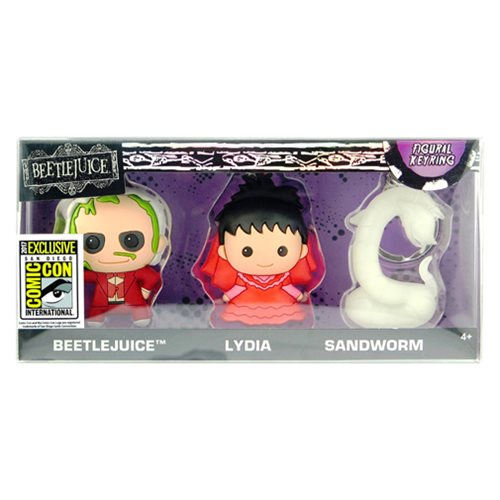 Beetlejuice Figural Key Chain 3-Pack - SDCC 2017 Exclusive