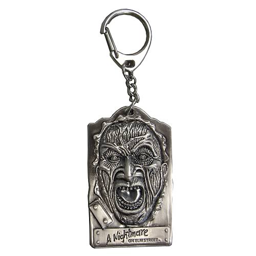 Nightmare on Elm Street Freddy Krueger Face Pewter Key Chain