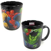 Marvel Heroes Color Change Decal Mug
