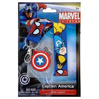 Captain America Shield Dangle Key Chain
