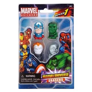 Marvel Figural Eraser 4-Pack Set A