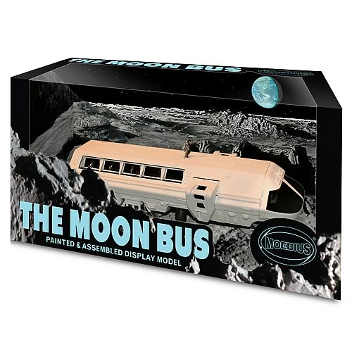 Space Prefinished Moon Bus Statue