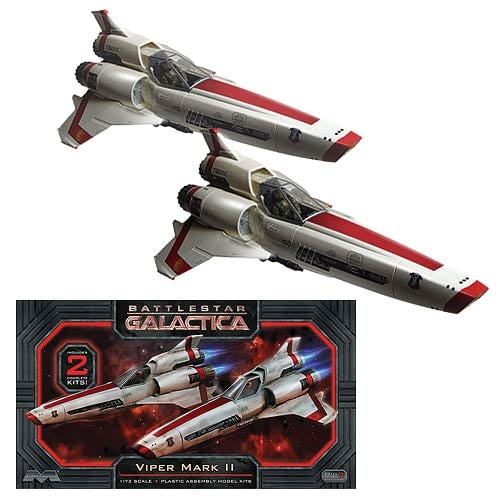 Battlestar Galactica Viper MKII 1:72 Scale Model Kit 2-Pack