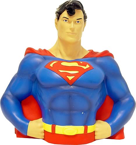 Superman Bust Bank