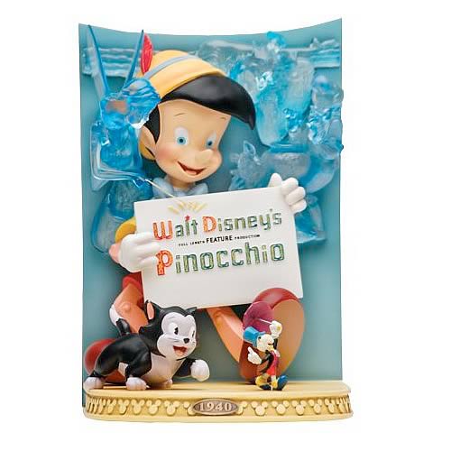 Disney Pinocchio Movie Poster 3D Statue, Pinocchio, Statues, Master Replicas