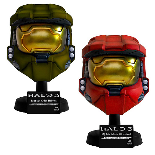 Halo 3 Master Chief Scaled Helmet Replica Set