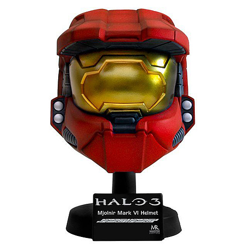Halo 3 Master Chief Scaled Red Helmet Replica