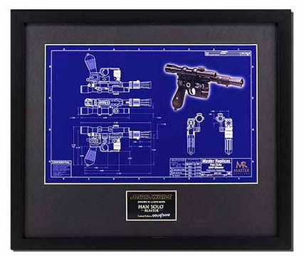 Han Solo Blaster Blueprint