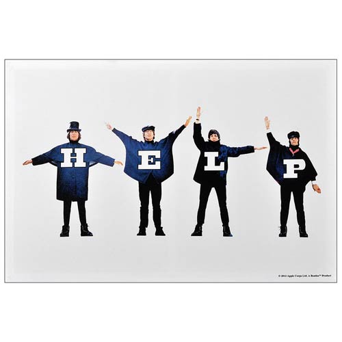 The Beatles Help! Album Cover Medium Canvas Print
