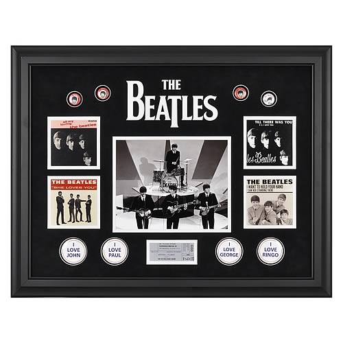 The Beatles On The Ed Sullivan Show Framed Photos