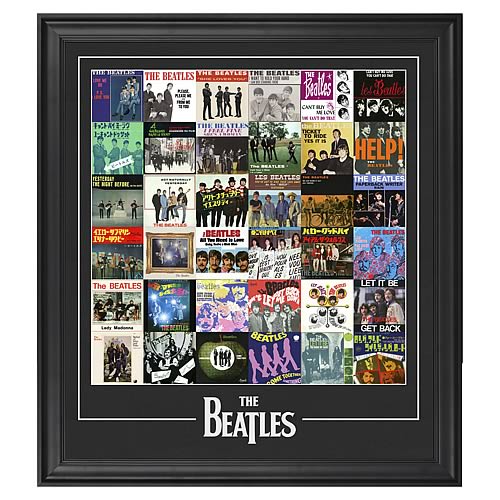 The Beatles Singles Around The World Framed Photos