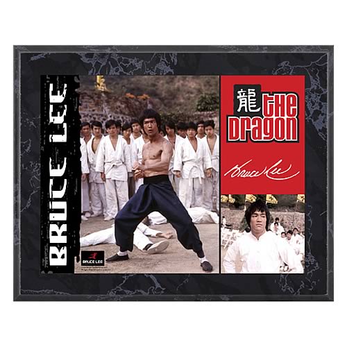 Bruce Lee The Dragon 8x10 Plaque