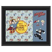 Mighty Mouse Iconic Vintage Images Framed Photo