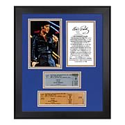 Elvis Presley 1968 Special 40th Ann. Framed Photo & Ticket