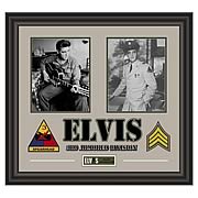 Elvis Presley Army Years Framed Photo