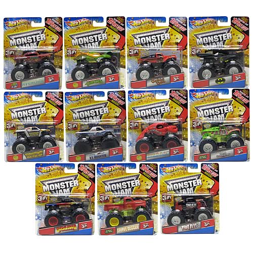 Hot Wheels 1:64 Scale Monster Jam Wave 4 Case