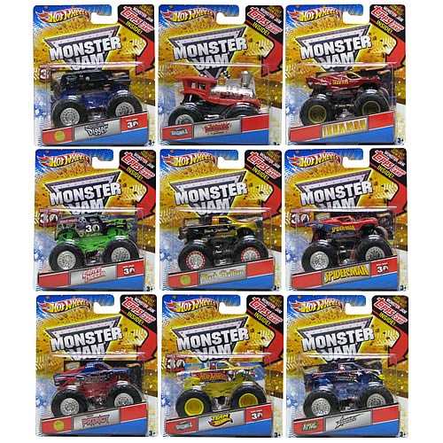 Hot Wheels 1:64 Scale Monster Jam Wave 5 Case