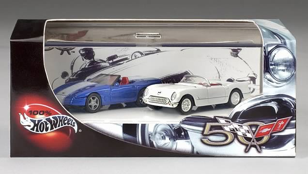 50th Anniv. Corvette 2-Car Set
