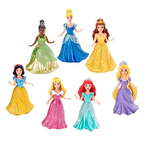 Disney Princesses MagiClip Princess Small Doll 7-Pack