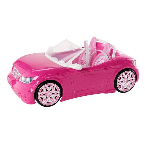 Barbie Glam Pink Convertible Vehicle