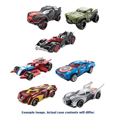 Hot Wheels Marvel Cars 1:64 Scale Vehicles Wave 1 Rev. 2