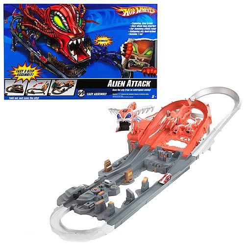 Hot Wheels Alien Attack Track Set