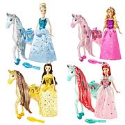 Disney Sparkling Princess Horse and Doll Wave 1 Set